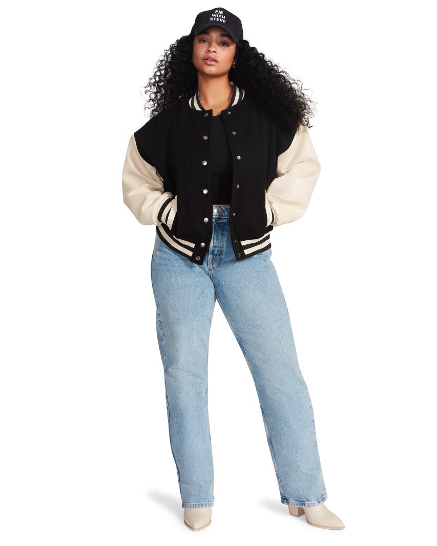 Chaquetas Steve Madden Alexandra Mujer Negras | ES CO48E3
